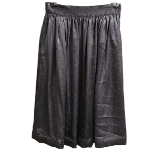 Ports international satin feel skirt Grey w/patter - Picture 1 of 7